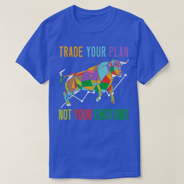 T-shirt Échanger votre plan pas votre émotion Bulex Forex (Design devant)