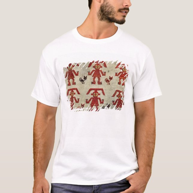 T-shirt Échantillon de tissu de Lambayeque avec un chiffre (Devant)