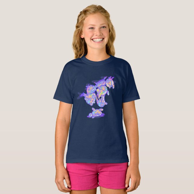 T-shirt Échantillons bubbles (Devant entier)