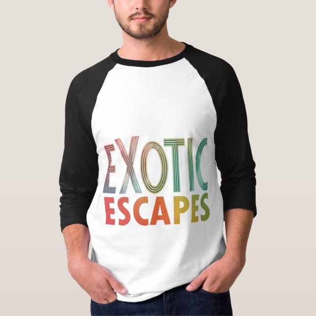 T-shirt Échappements exotiques (Devant)