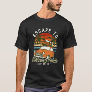 T-shirt Échapper À Asbury Park Beach New Jersey Ocean Nj S