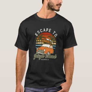 T-shirt Échapper À Jekyll Island Beach Georgia Ocean Ga Su