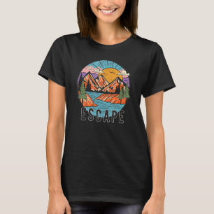 T-shirt Échapper Les Monts Soleil Ordinaire Randonnée Camp
