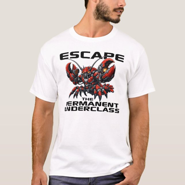T-shirt Échappez à la sous-classe permanente OpenClaw Homa (Devant)