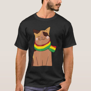 T-shirt Écharpe de chat Mois de l'histoire des Noirs Migno