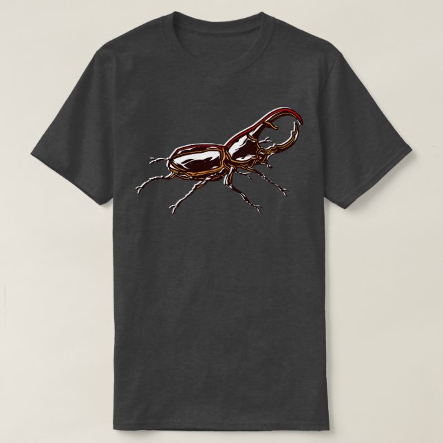 T-shirt Echarpe européenne de coléoptère LucCervus (Design devant)