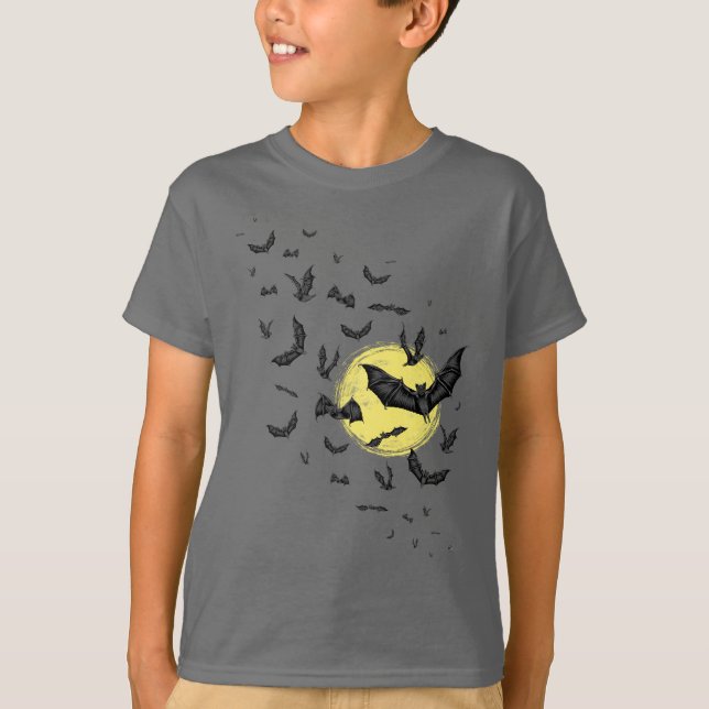 T-shirt Échauffe de chauve-souris sauvage (Devant)