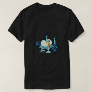 T-shirt Échec drôle d'œuf cassé à la salle de sport