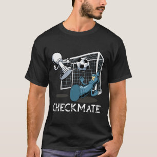 T-shirt Échec et mat de football d'échecs