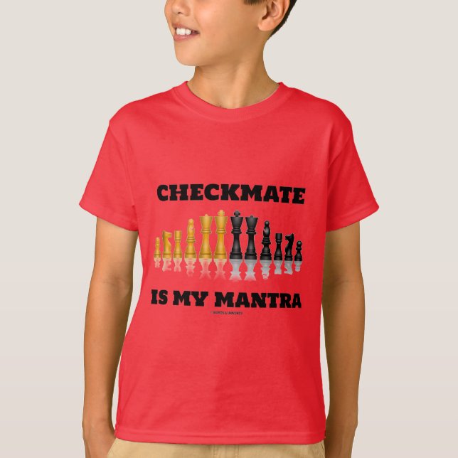 T-shirt Échec et mat est mon incantation (le jeu d'échecs (Devant)