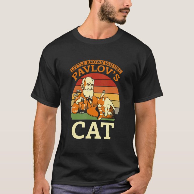 T-shirt Échec peu connu Pavlovu2019s Cat Ring Ring Ri (Devant)