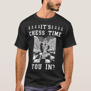 T-shirt Échecs C'est le temps des échecs Club d'échecs Che