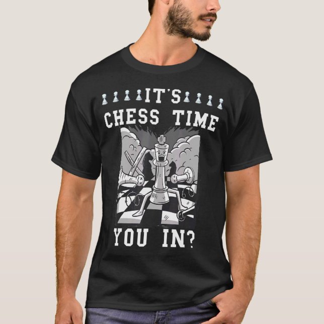 T-shirt Échecs C'est le temps des échecs Club d'échecs Che (Devant)