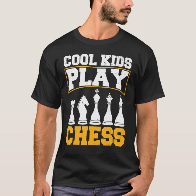 T-shirt Échecs Chessboxe pour enfants Cool (Devant)