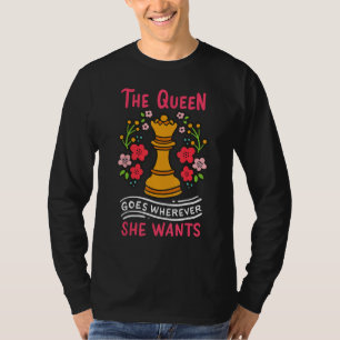 T-shirt Échecs Chessboxe Queen Chess Player Cadeau
