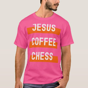 T-shirt Échecs de café Jesus