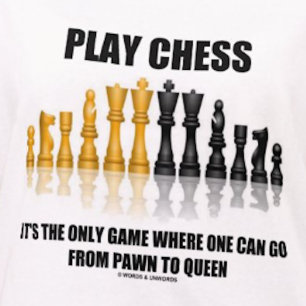 T-shirt Échecs de jeu où on peut aller gage à la reine