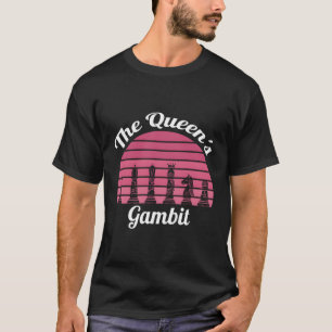 T-shirt Échecs D'Ouverture Du Gambit De La Reine Sunset 20
