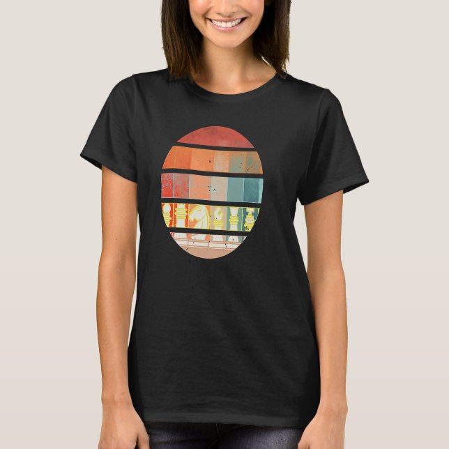 T-shirt Échecs drôles ce n'est pas un cheval RPG jeu de so (Devant)
