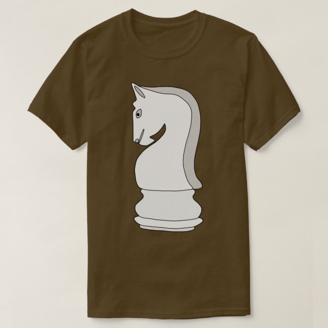 T-shirt Échecs du chevalier (Design devant)