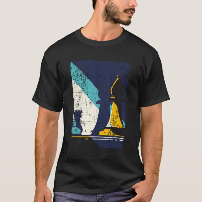 T-shirt Échecs du joueur d'échecs (Devant)