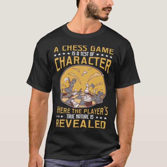 T-shirt Échecs Échecs Piece King Paon Chess 1 (Devant)