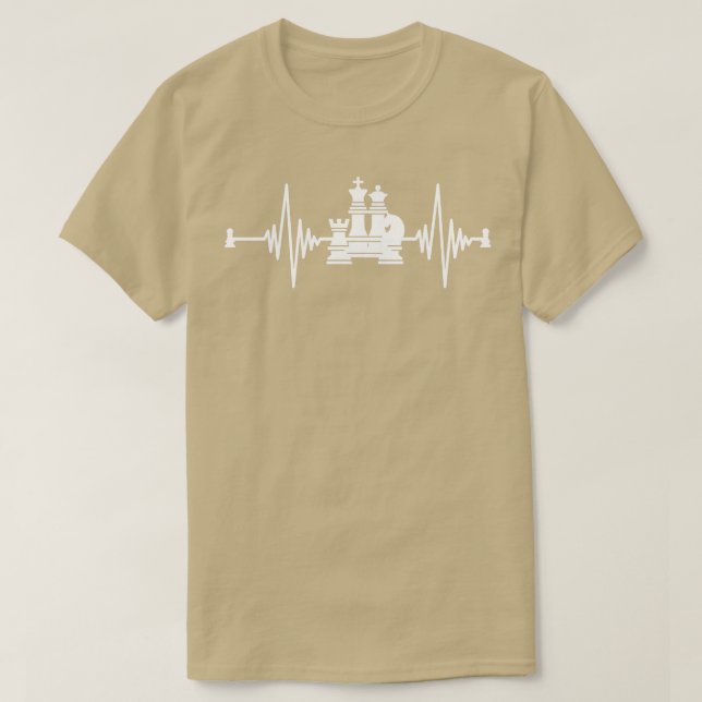 T-shirt Échecs Heartbeat (Design devant)