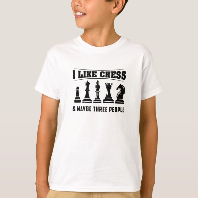 T-shirt Échecs - J'Aime Les Ééchecs (Devant)