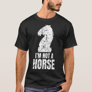 T-shirt Échecs Je ne suis pas un cheval - Échecs