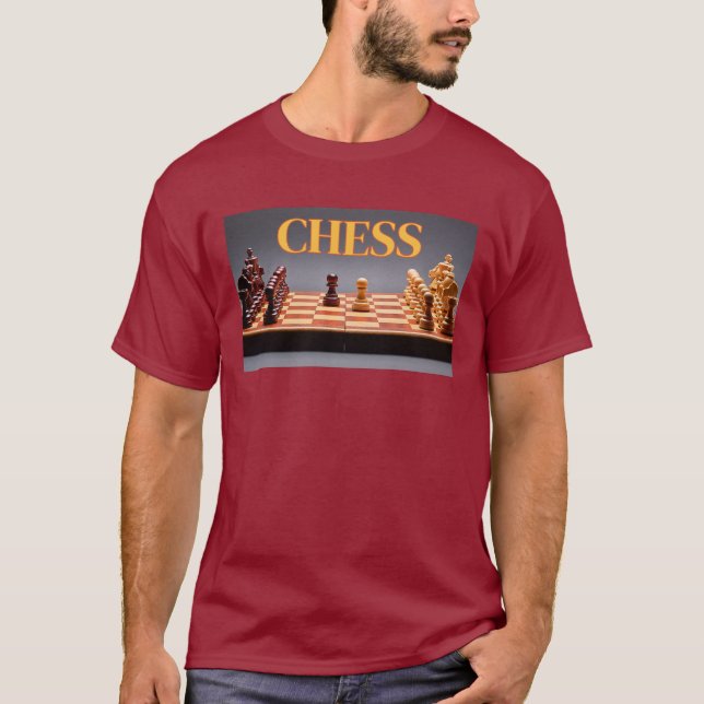 T-shirt Échecs, Joueur D'Échecs, Maître D'Échecs, Jeu Fami (Devant)