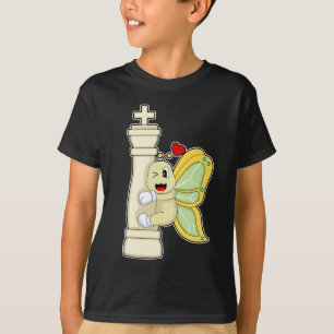 T-shirt Échecs King Butterfly Chess