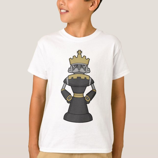 T-shirt Échecs King Crown Chess (Devant)