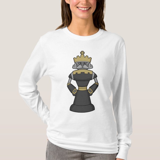 T-shirt Échecs King Crown Chess (Devant)