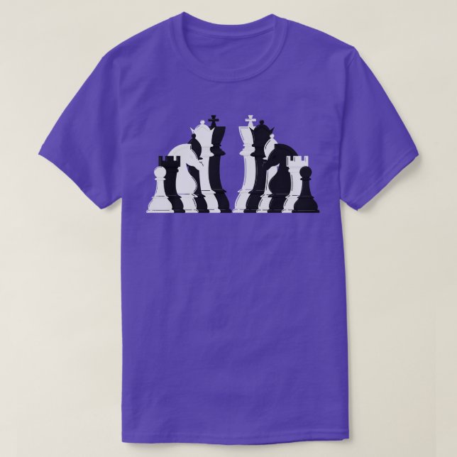 T-shirt Échecs ligne 1 (Design devant)