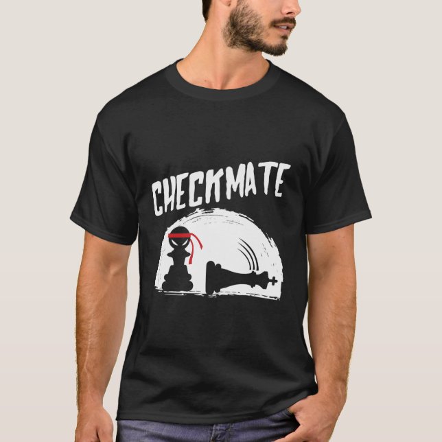 T-shirt Échecs Ninja Amusant Chessmaster Échecs Lover Desi (Devant)