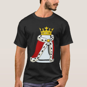 T-shirt Échecs Patrouillés Avec Couronne Et Robe