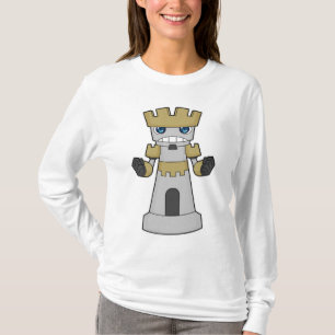 T-shirt Échecs Pièce Rook Échecs