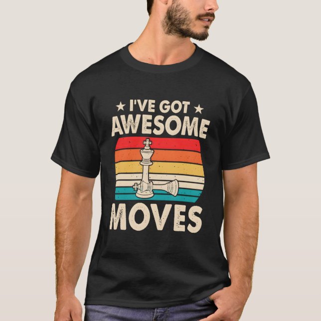 T-shirt Échecs pour les joueurs d'échecs (Devant)