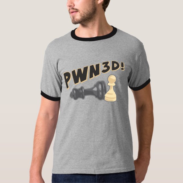 T-shirt Échecs pwn3d (Devant)