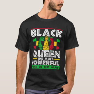 T-shirt Échecs Queen Pièce la plus puissante Chèque Chessm