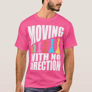 T-shirt Échecs Se Déplaçant Sans Direction
