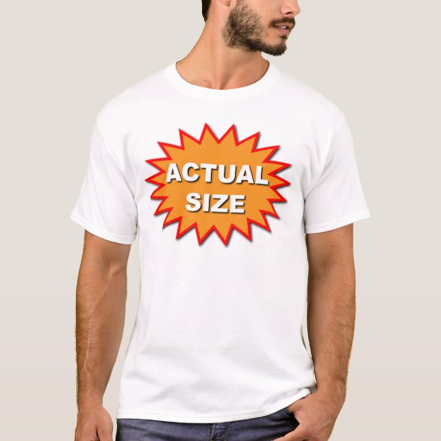 T-shirt échelle grandeur (Devant)