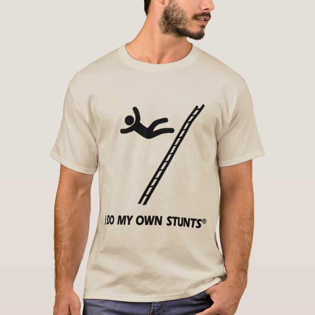 T-shirt Échelle mes propres cascades (Devant)