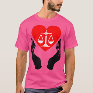 T-shirt Échelles De JusticeAimer Égalité Féminisme Graphiq