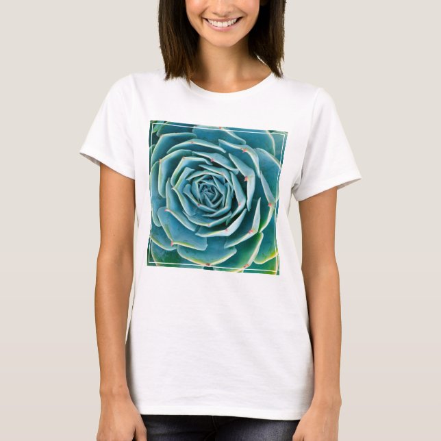 T-shirt Echeveria Rosette, Secret Garden of Marrakech (Devant)