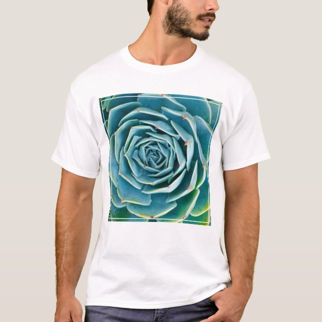 T-shirt Echeveria Rosette, Secret Garden of Marrakech (Devant)