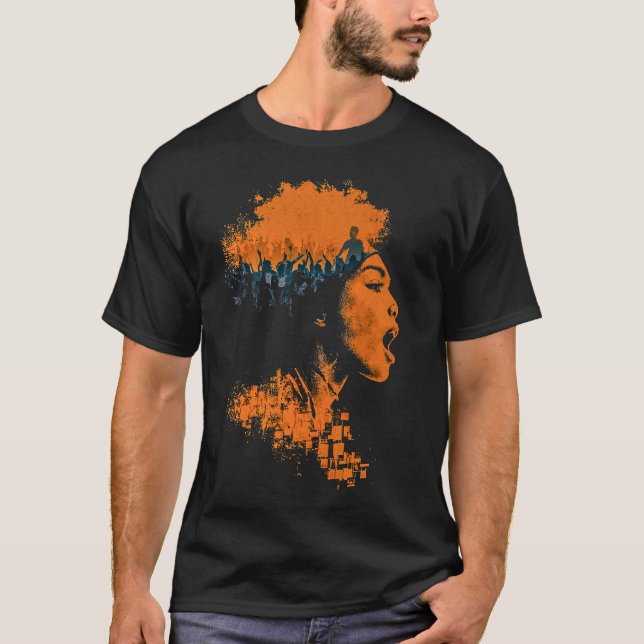 T-shirt Écho de la foule (Devant)