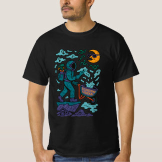 T-shirt Echo of the Unreal – Surreal Astronaut Ghost Trip
