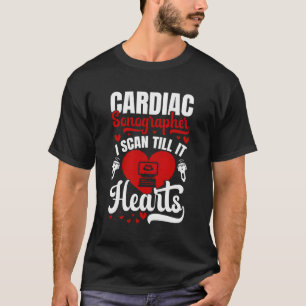 T-shirt Echo Sonographer Cardiographie Ultra Technicien vo