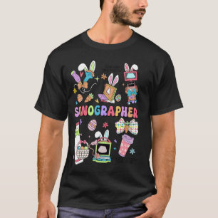 T-shirt échographiste technicien échographie de Pâques lap